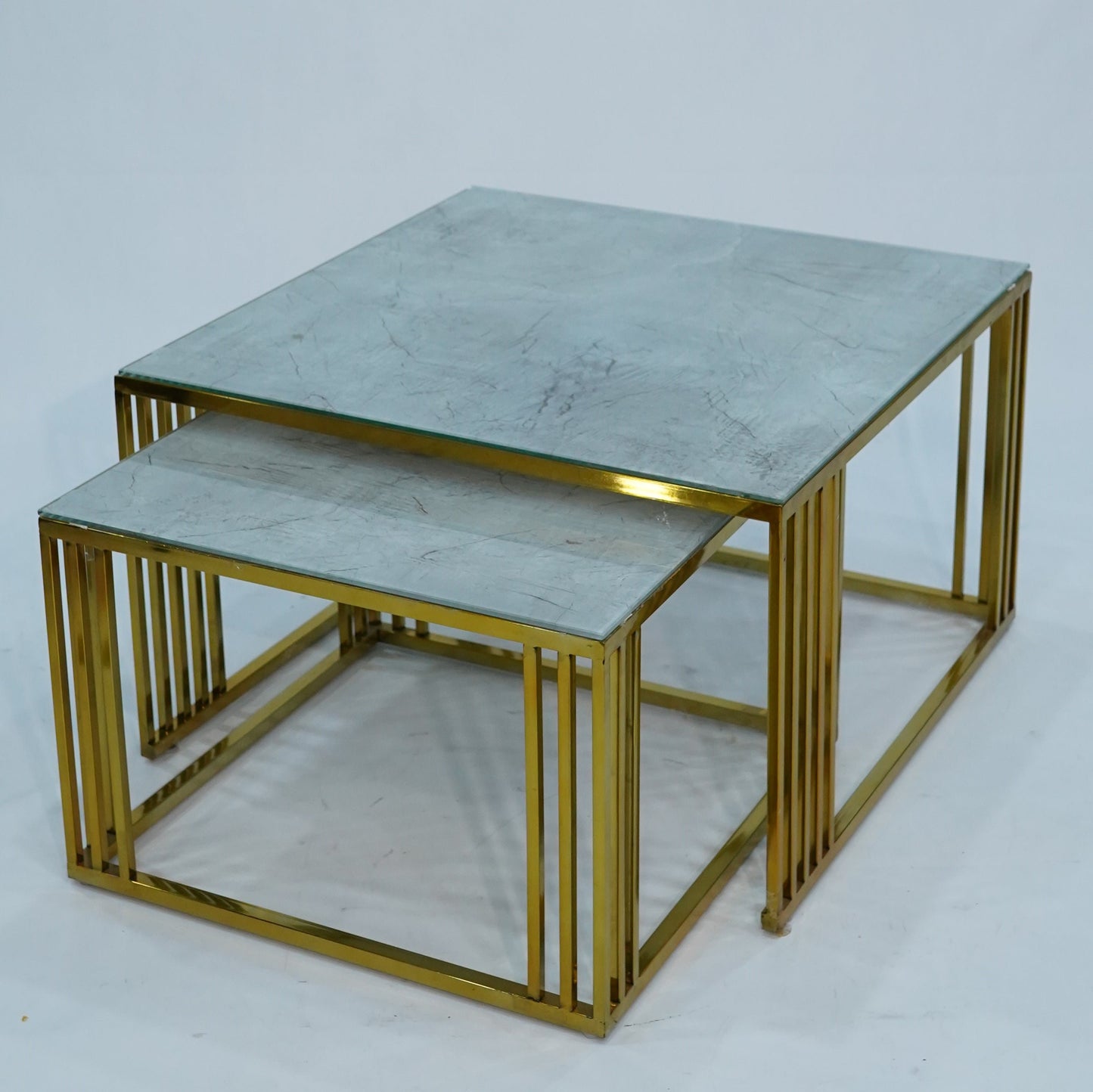 Center Table With Iron Frame