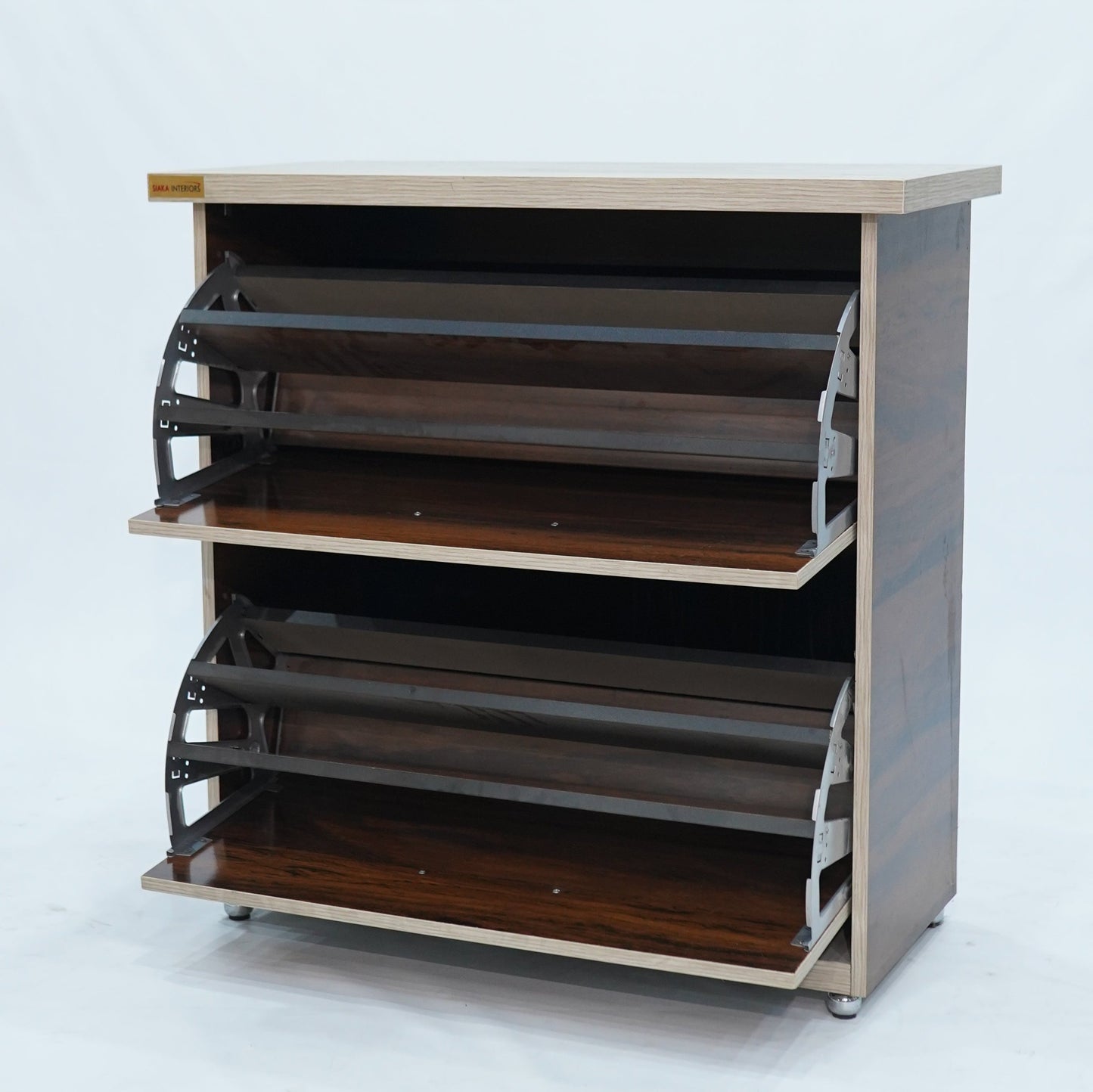 Two-Section Sheet Book Rack – Sturdy and Modern Storage Solution