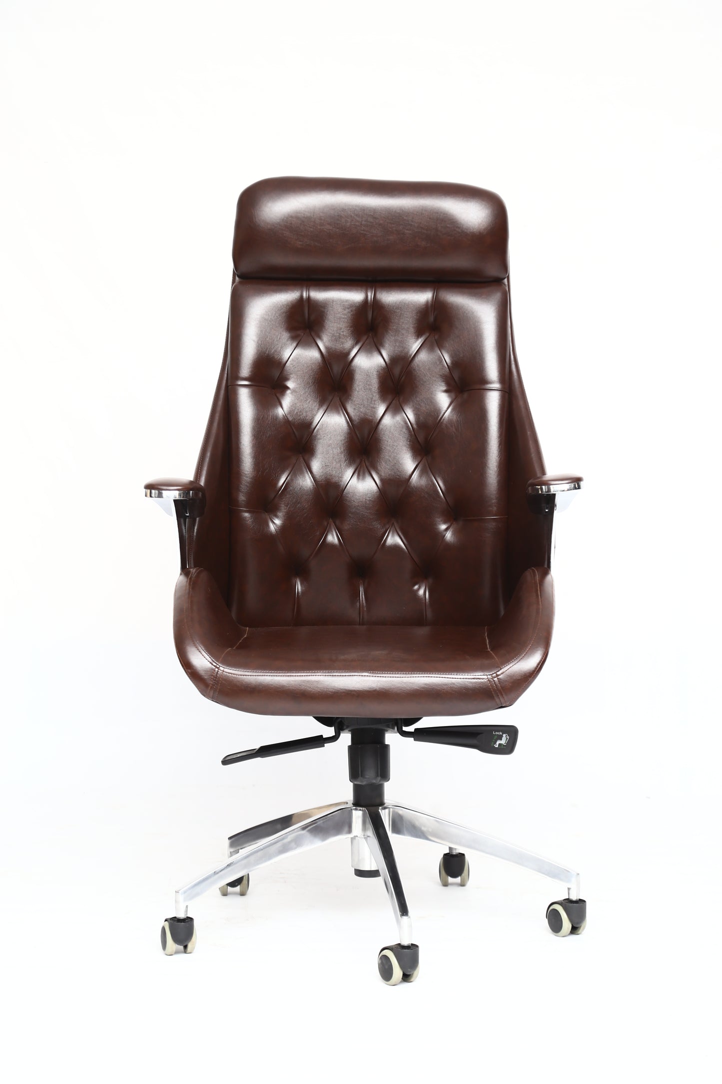 Premium Leather Revolving Chair – Elegant Design with Ultimate Comfort