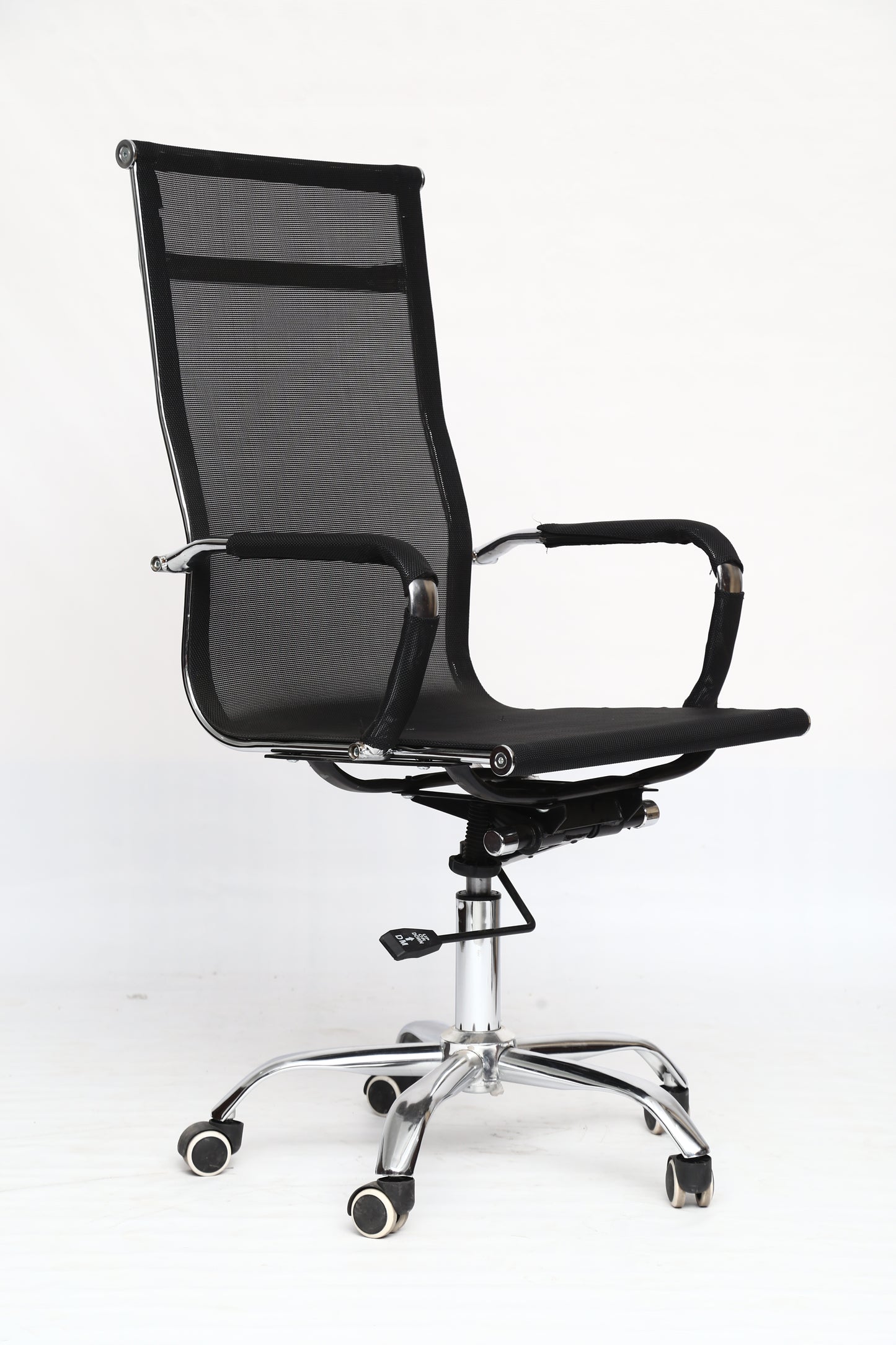 Net Revolving Chair with Iron Base – Modern Design and Ultimate Comfort