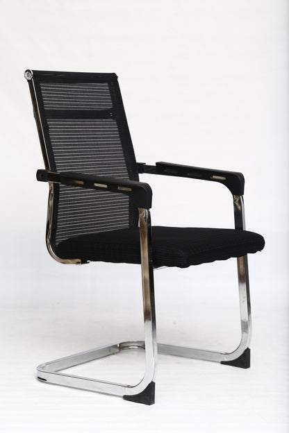 Comfortable Net Mesh Visitor Chair with Iron Frame – Ergonomic and Durable